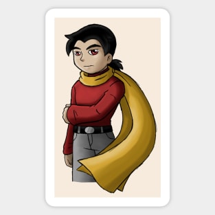 Marcus Scarf Sticker